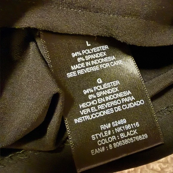 Norma Kamali Black All-In-One Multi-Wear Dress Long Sleeve Shift Skirt Strapless - Picture 7 of 16